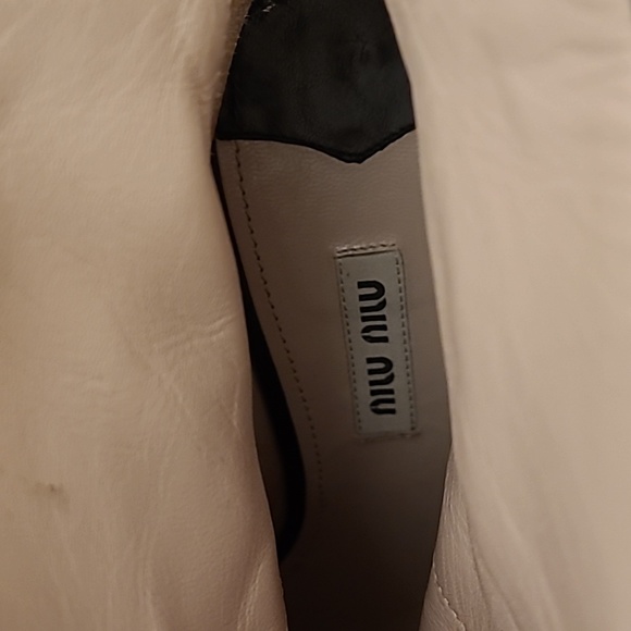 Miu miu studded leather ankle boots, size 39 - Picture 5 of 10